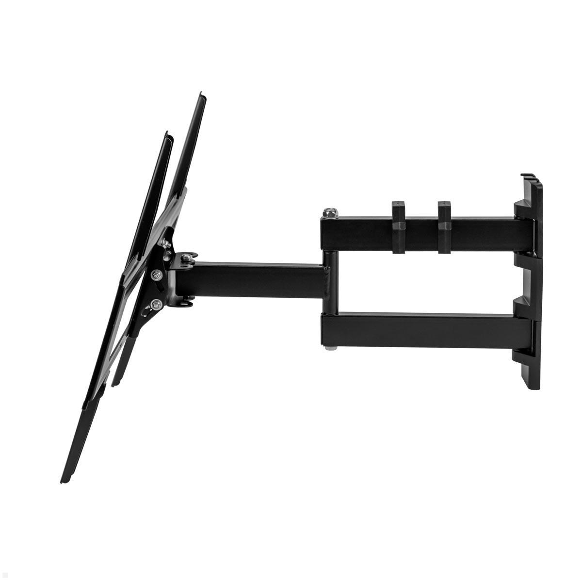MonLines MWH021B schwenkbare TV Wandhalterung 37 bis 75 Zoll, schwarz max. Wandabstand