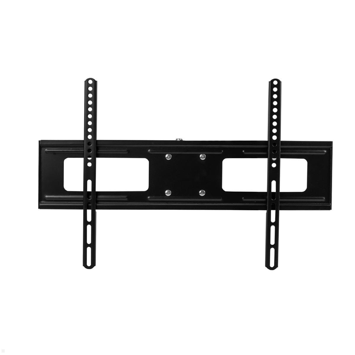 MonLines MWH021B schwenkbare TV Wandhalterung 37 bis 75 Zoll, schwarz neigbar + 10° / - 20° VESA Aufnahme