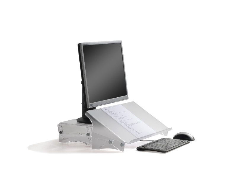 BakkerElkhuizen Q-doc 415 Satin Dokumentenhalter höhenverstellbar Anwendung