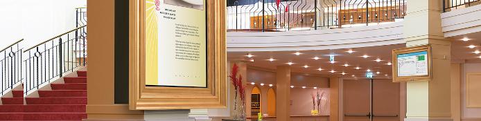 Befestigungsrechtecke für Monitorhalterung Rohre, Stangen und Säulen