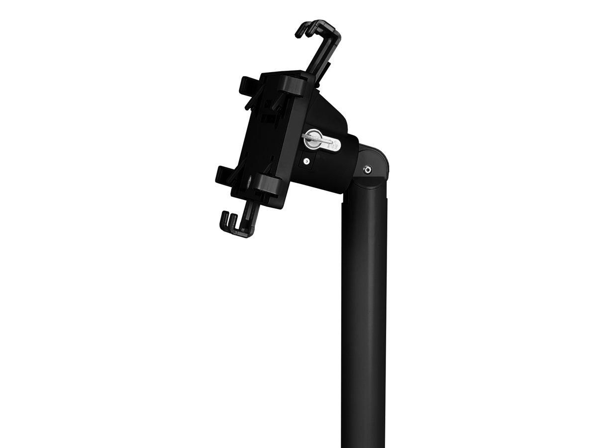 Gripzo Tablet Bodenständer schwenkbar 7-11 Zoll DS, schwarz Tablethalterung