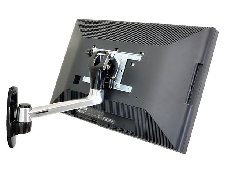 Ergotron 45-268-026 LX HD Wandhalterung mit Schwenkarm Seite mit Neigung