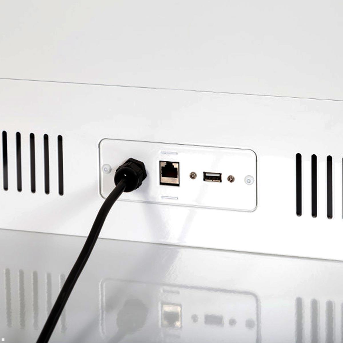 MonLines MDS014W Design IR Touch Display Stele 43 Zoll THIN Anschlüsse