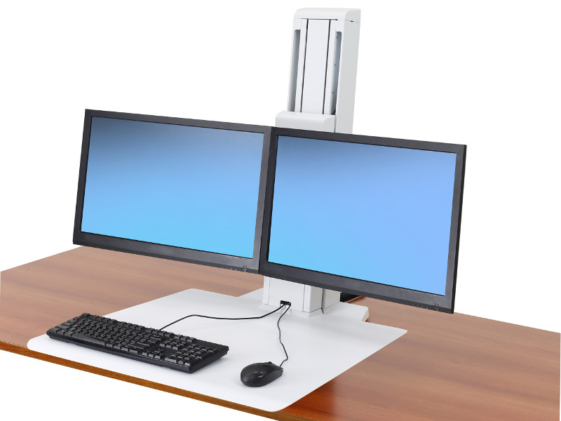 Ergotron 33-407-062 WorkFit SR Sit-Stand Workstation Sitzarbeitsplatz