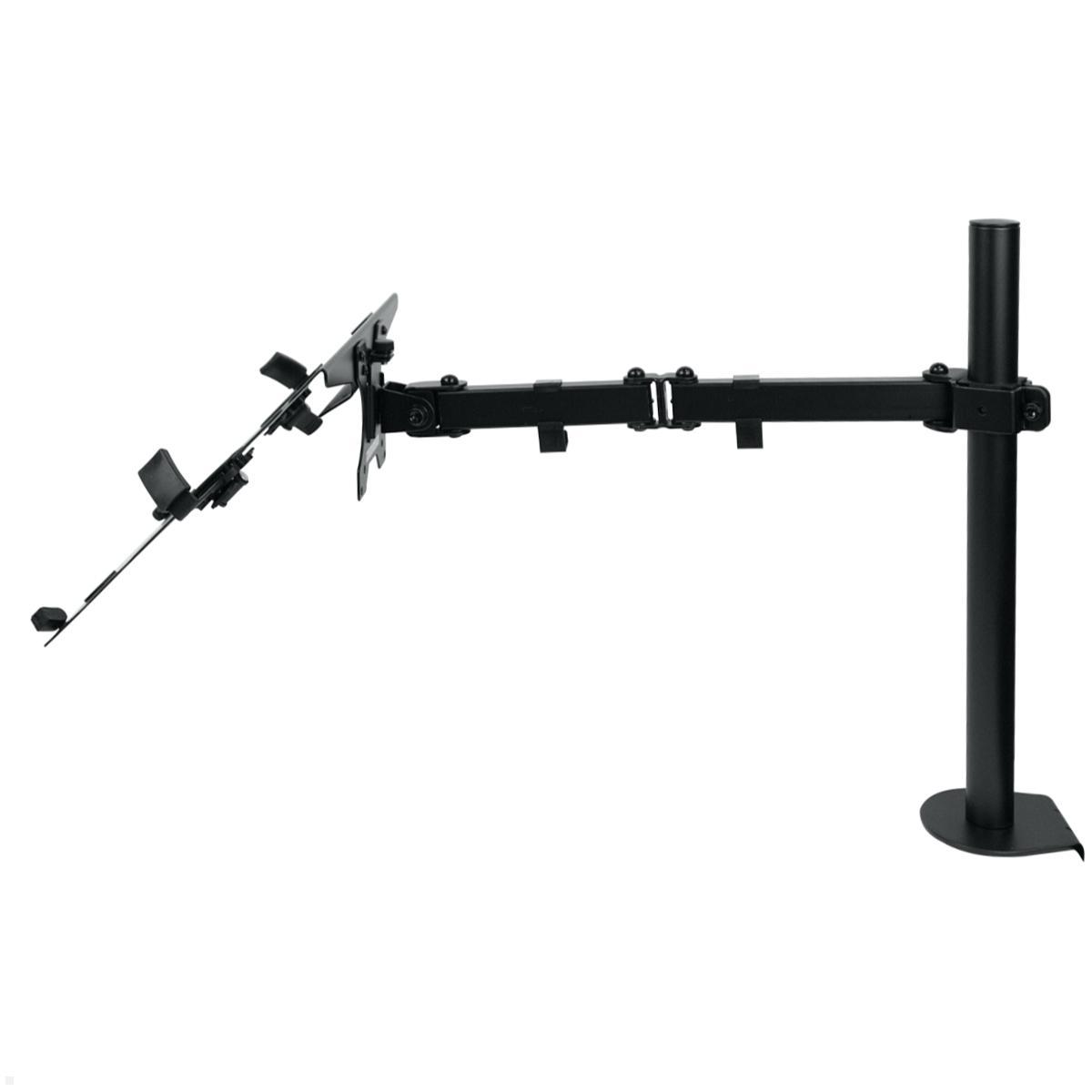 MonLines Tischhalterung mit Notebookhalterung schwenkbar