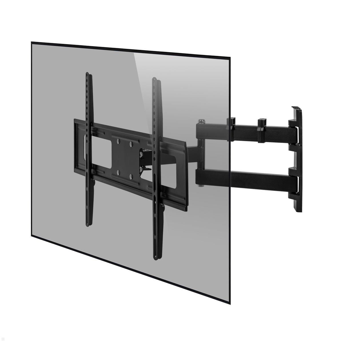 MonLines MWH021B schwenkbare TV Wandhalterung 37 bis 75 Zoll, schwarz