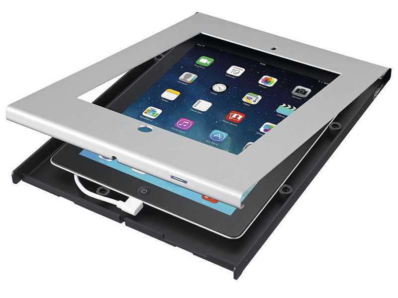 Vogels PTS 1216 TabLock Schutzgehäuse für iPad Mini (Hometaste verborgen) geöffnet