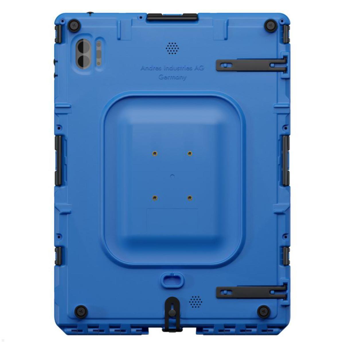 Andres Industries aiShell 11 für iPad Pro 11 (1./2./3./4. Gen.), Air (4./5.) Touchfolie Glas, blau Rückseite