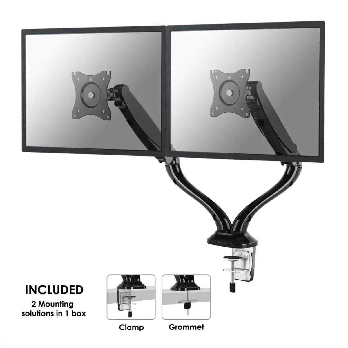 Neomounts Select NM-D500D Dual-Display Tischhalter 10-27Zoll