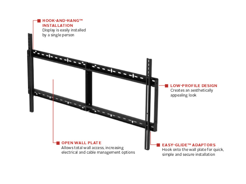 peerless SF680-HUB Surface Hub 84" Wandhalterung Funktionen