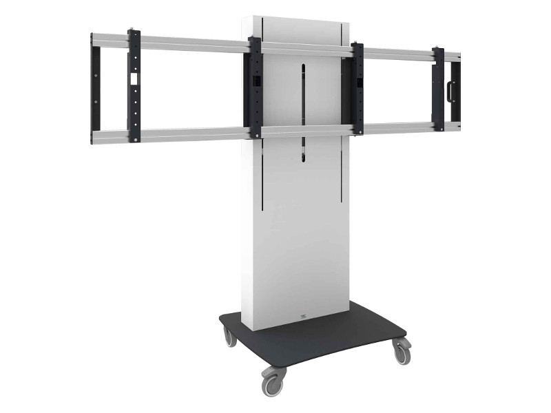 SmartMetals elektrischer Dual Monitor Trolley 65 Zoll