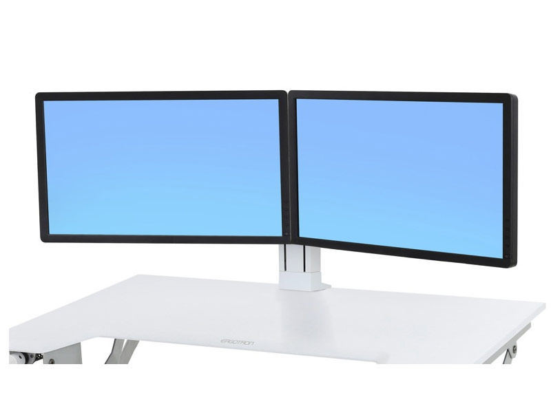 Ergotron WorkFit Dual-Monitor-Kit 97-934-062 weiß