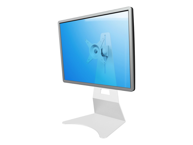 Dataflex Addit Monitorständer für den Tisch (52.500), weiß