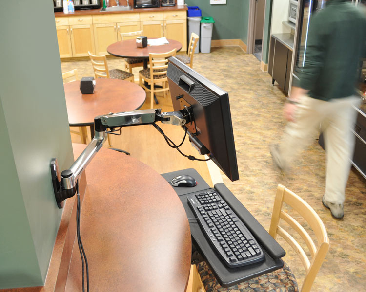 Ergotron LX Arm für Monitor Wandmontage (45-243-026)