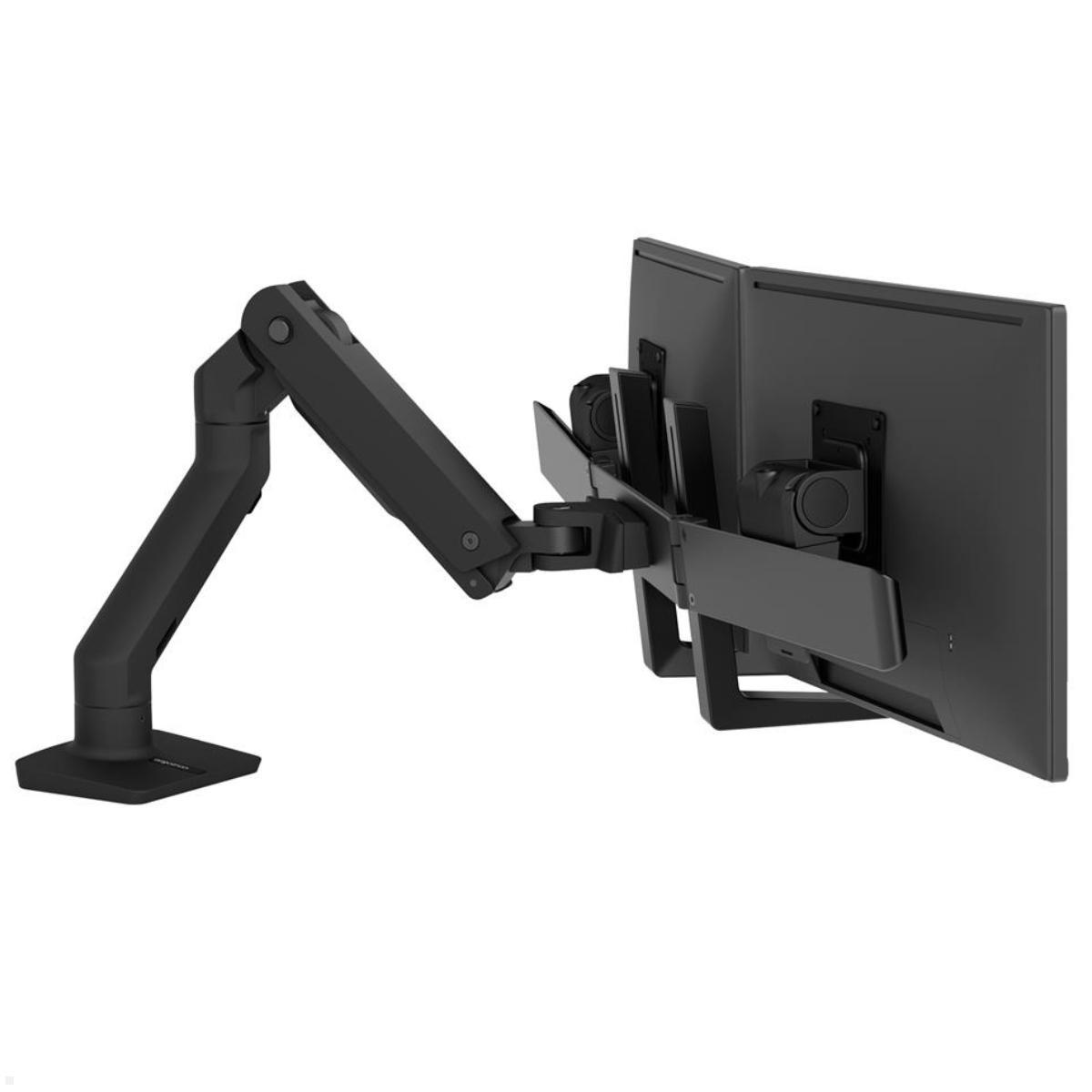 Ergotron HX Dual Monitorhalterung für USM Tisch, schwarz (46-477-225)
