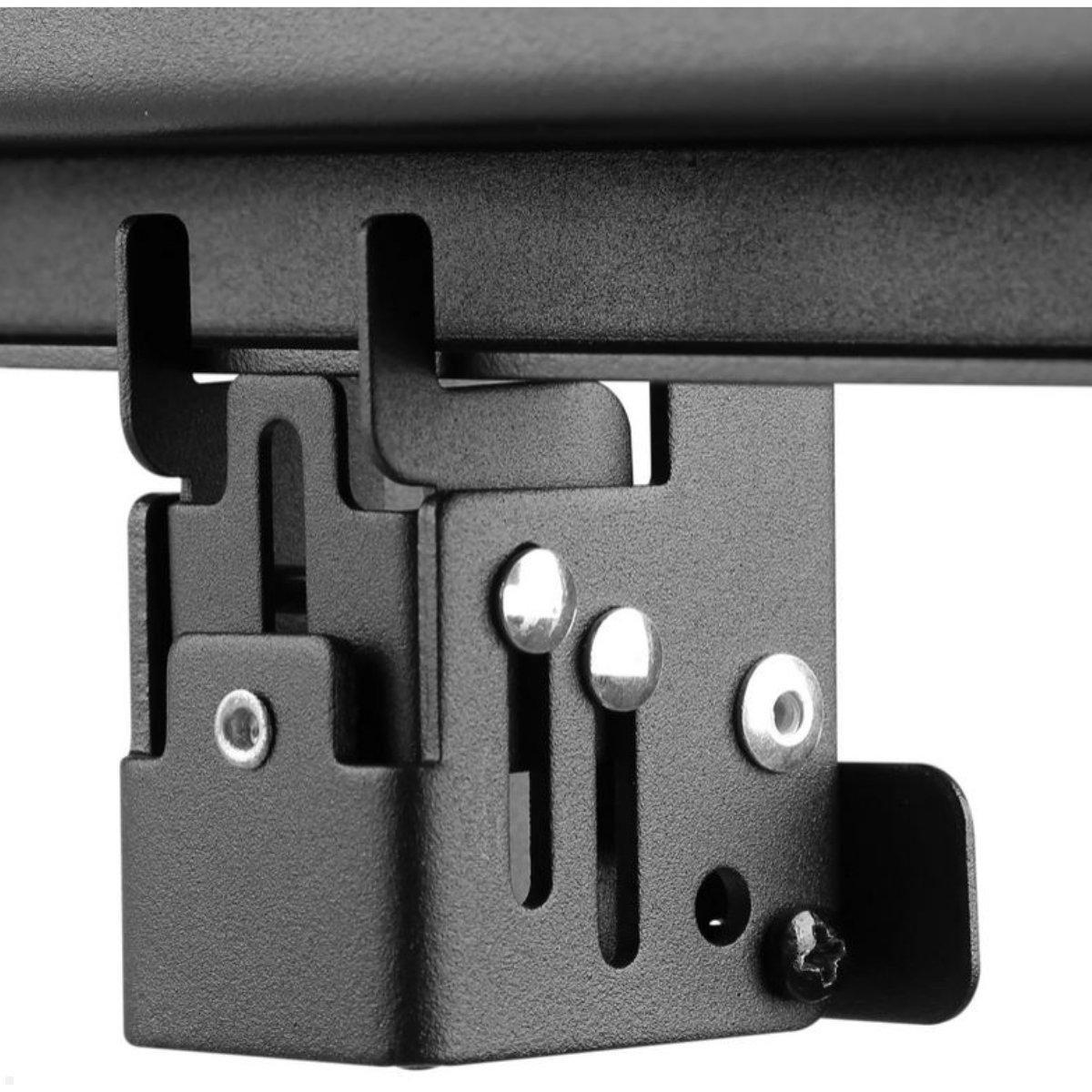 Neomounts LED-VW2500BLACK1 flache Videowall TV Wandhalterung bis 75 Zoll Detail VESA Aufnahme