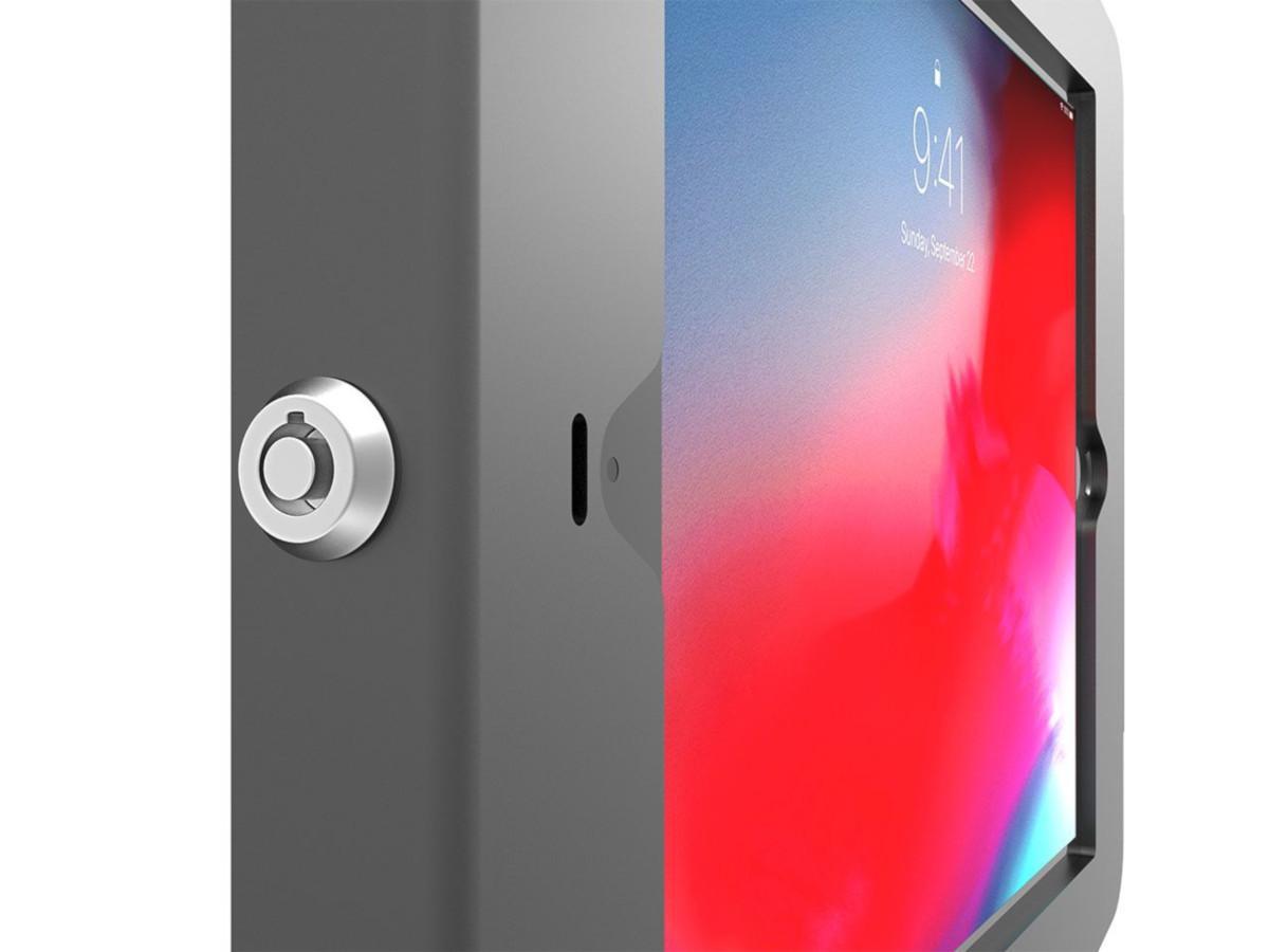 Compulocks SPACE Tablet Wandhalterung mit Gehäuse für iPad 10.2 (2019) Detail Schloss