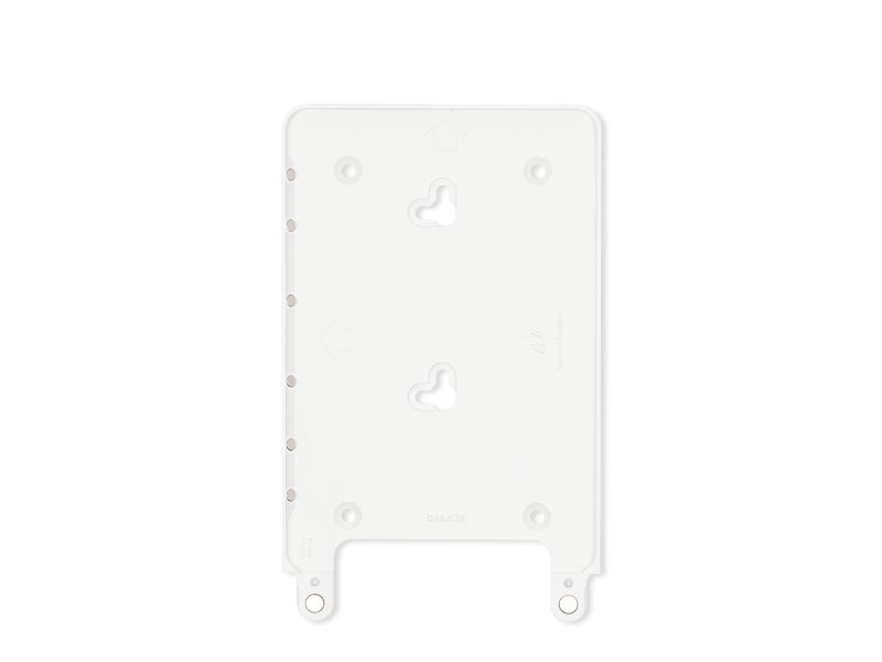 Basalte Eve diebstahlsicherer Wandhalter für iPad Mini 4, rund weiß Rahmen