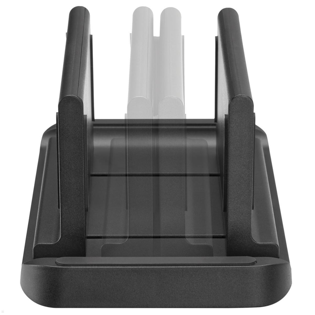 TecLines TPH003B Thin Client / Mini PC Halterung für VESA, schwarz Tiefe verstellbar