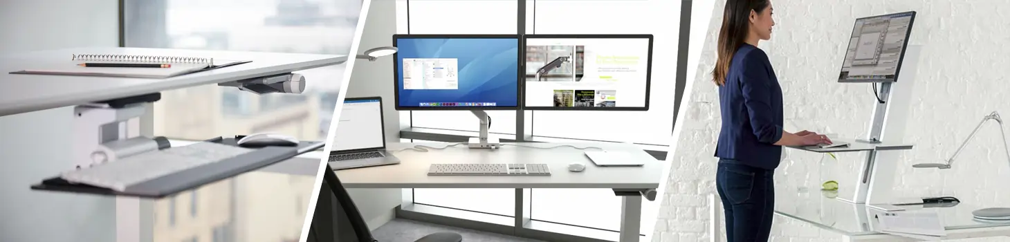 Humanscale Monitorhalter, Steh-Sitz Tische