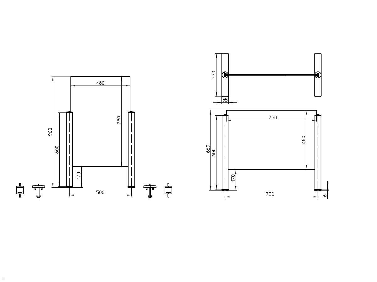 Novus POS Protect Trennwand Maße