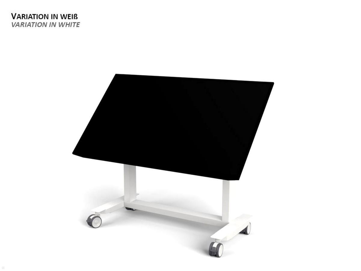 SMS Func VeriTable elektrischer Monitorständer, 90° neigbar, mobil, schwarz min. Höheneinstellung