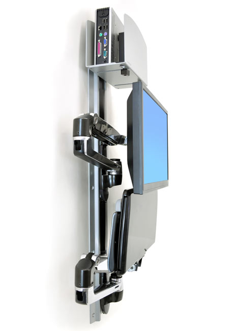 Ergotron LX Kombisystem Monitorhalterung mit Tastatur, Computer Halterung (45-247-026)