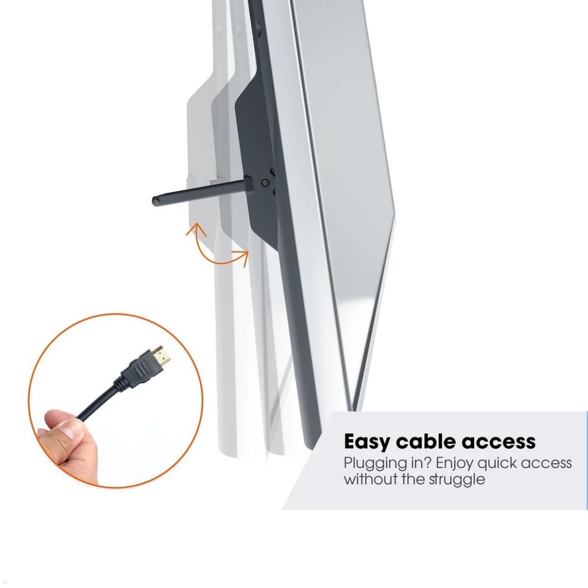 Vogels COMFORT TVM 3205 flache TV Wandhalterung 19 - 50 Zoll, schwarz neigbar