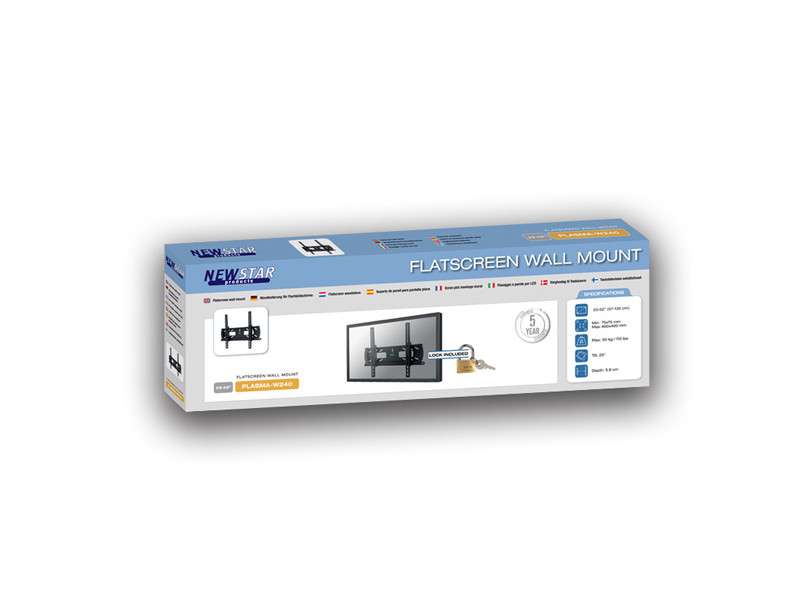 NewStar PLASMA-W240 neigbare Wandhalterung Verpackung