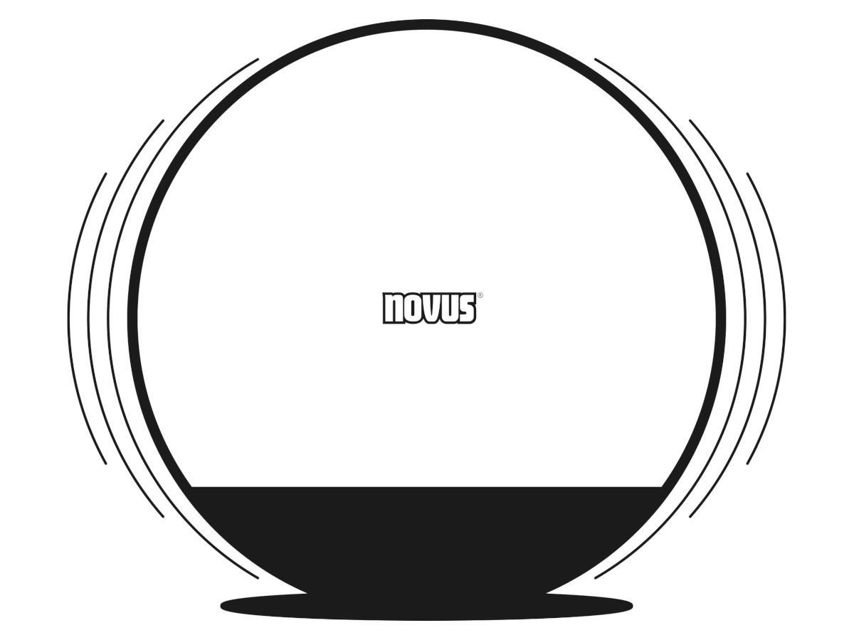 Novus Pila Premium Sitzball Büro 70cm, Lederoptik (749+0706+000) mit Schwerpunkt