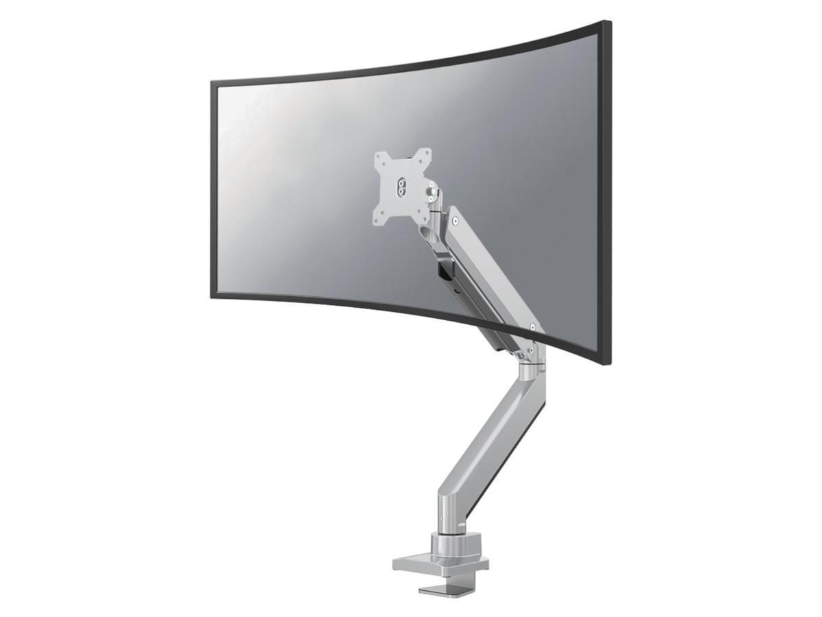 Neomounts NM-D775SILVERPLUS Monitorhalterung für Curved Monitore bis 49 Zoll, silber