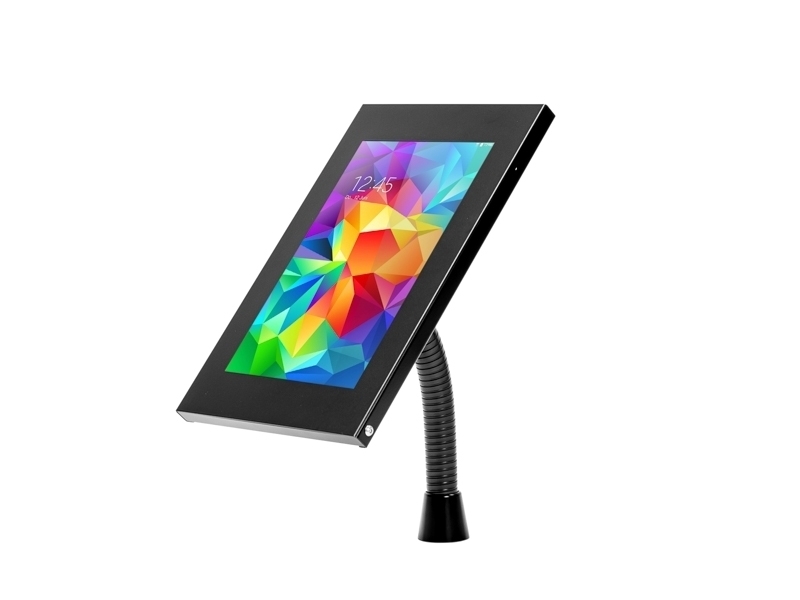 TabLines TTH003B Tablet Tischhalterung Schwanenhals Anwendung mit Samsung Galaxy TAb