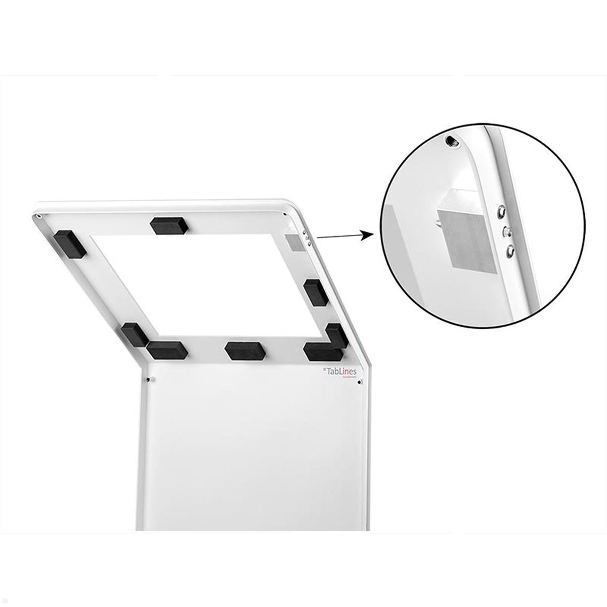 TabLines TBS109 Design Tabletständer mit Akku Apple iPad 10.9 (10. Gen.), Schalter