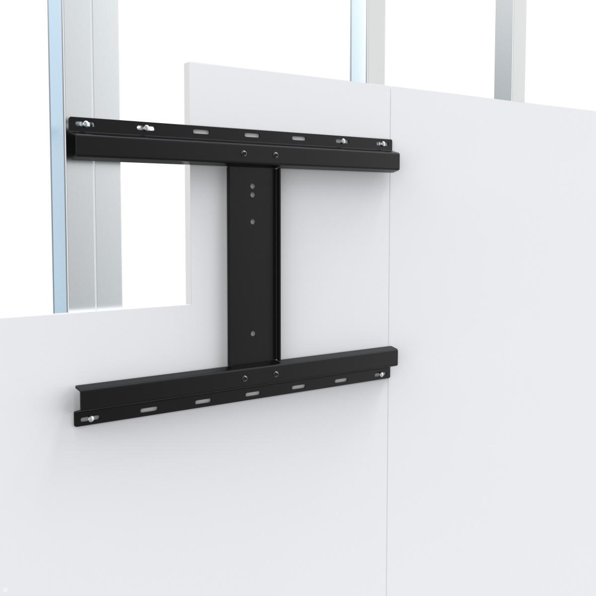 Erard EXO Zubehör Befestigungssatz für Gipskartonwände Rigips schwarz