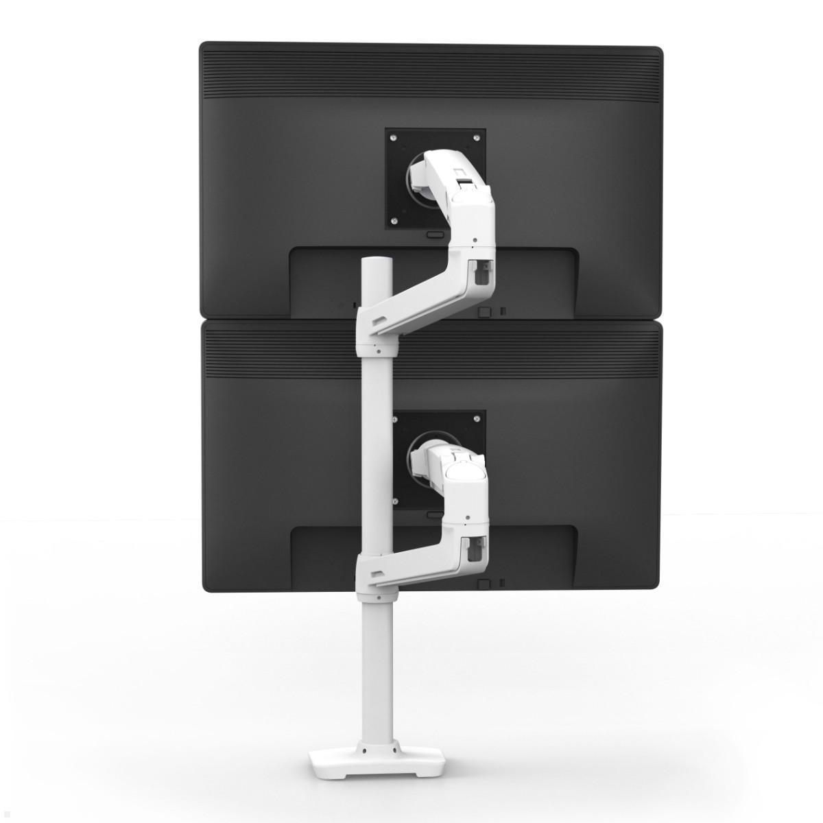 Ergotron LX Dual Monitor Tischhalterung 40Zoll, weiß (45-509-216)