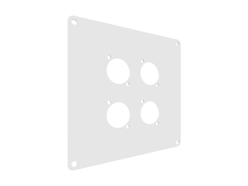 SmartMetals Zubehör Neutrik Stecker Adapterplatte