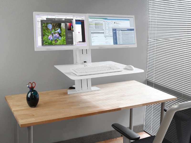 Ergotron 33-407-062 WorkFit SR Sit-Stand Workstation Büro