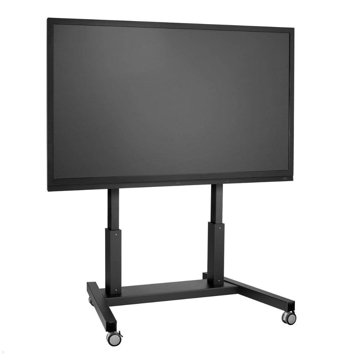 Vogels PFTE 7112 elektrisch höhenverstellbarer Display Wagen, Anwendungsbeispiel (Monitor nicht enthalten)