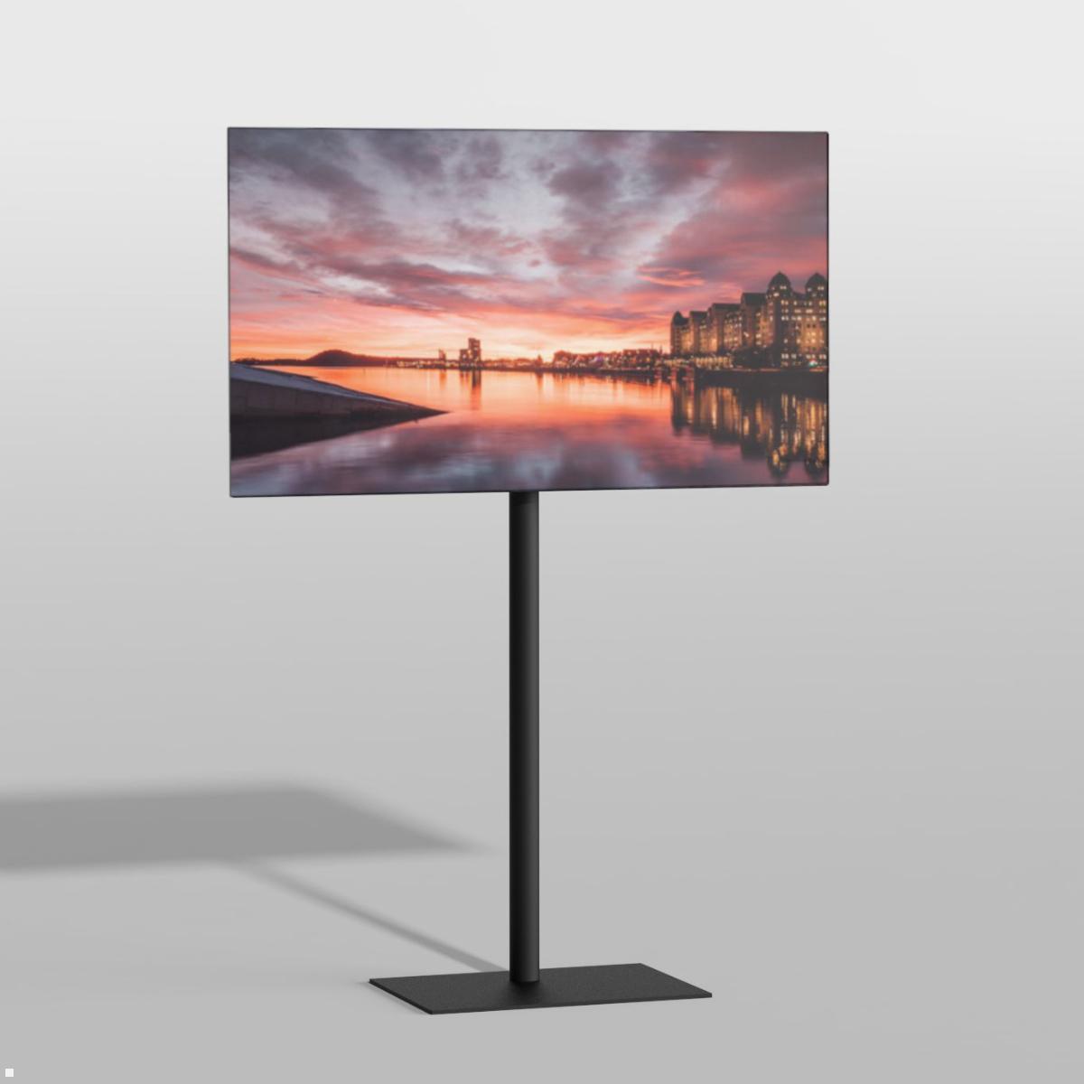 Cavus SQUARE150B22 TV Standfuß 32-65 Zoll, Säule 1500 mm, schwarz mit TV