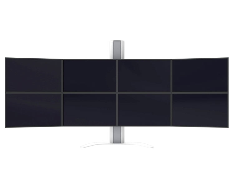 SMS Multimonitor Tischhalterung Control 8-fach Standfuß  (MM051010-P0)