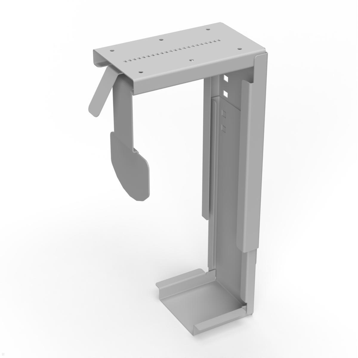 TecLines TPH001S PC Halterung Untertisch 80-220 mm, silber