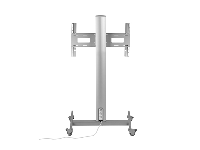 SMS Flatscreen FH MT 1450 mobiler Monitorständer silber (PL031023EU-P0) inkl. Steckdosenleiste