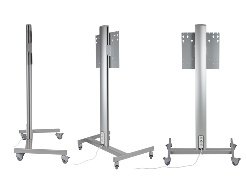 SMS Messekit mobiler Monitor Standfuß FH MT 2000 C, silber ohne Case Ansicht