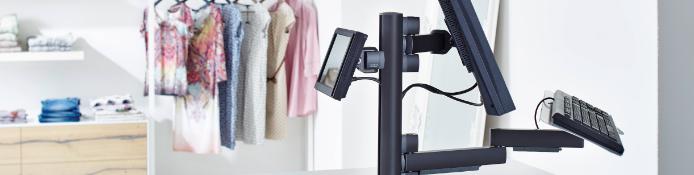 Kassenbereich / Point of Sale Tastaturablage universal, ergonomisch