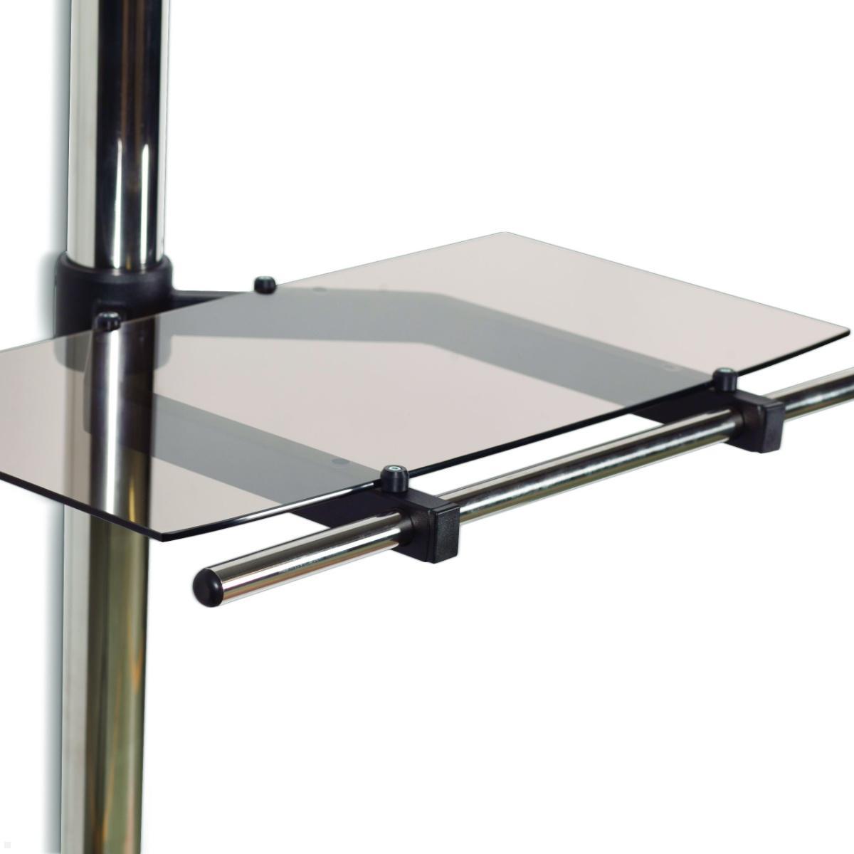 Edbak TRS4 Zubehör Ablage aus Glas für Monitorständer TR4 / TR5 / TR51