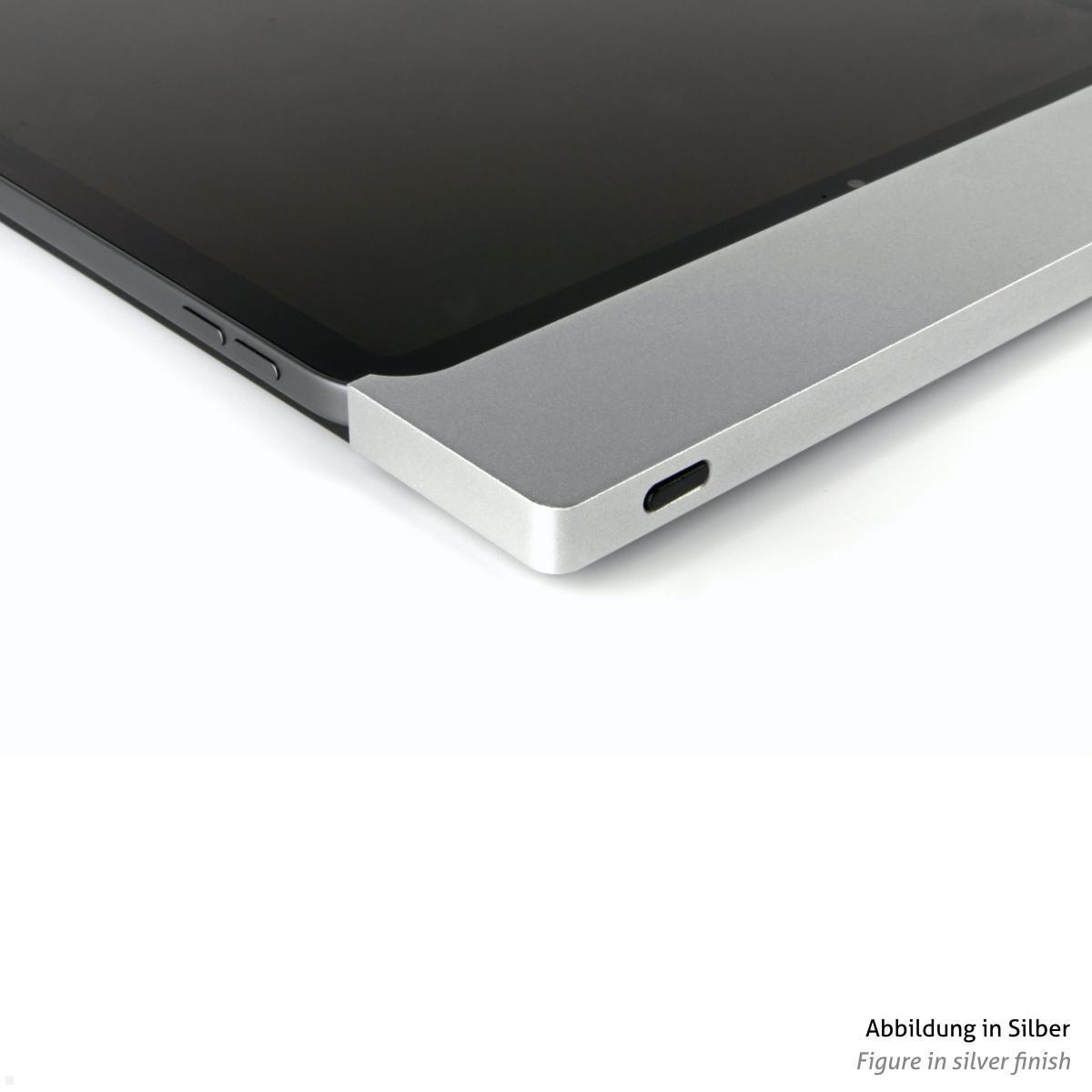 smart things sDock A10 iPad Wandhalterung 10.2 / 10.5, schwarz Display und Rahmen im Einklang 