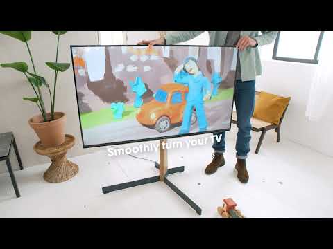 Vogels COMFORT TVS 3695B TV Ständer 40 - 77 Zoll, Eiche / schwarz