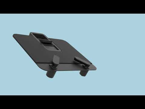 CBS Ollin / Flo Laptop- und Tablethalterung (LAP/003/S), silber