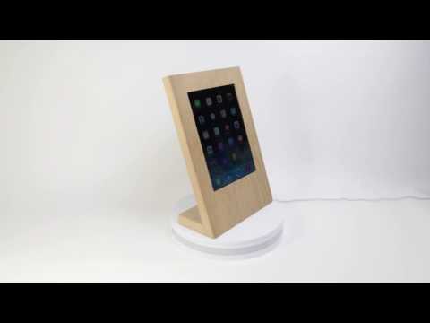 TabLines TTS054 Design Tablet Tischständer Samsung Galaxy Tab S3 9.7, Eiche