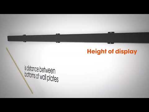 Vogels Connect-it PFS 3504 Display-Adapterstrips 3D für Videowall